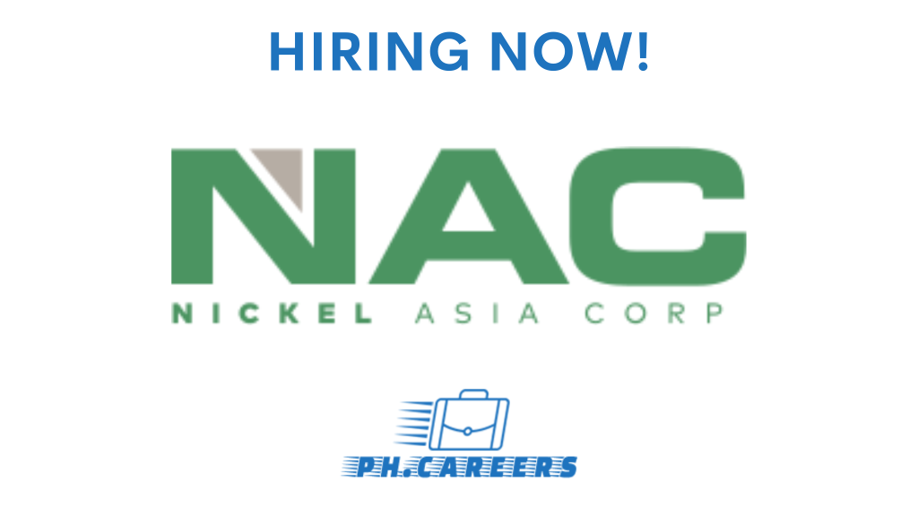 Nickel Asia Corporation Careers PH Careers Philippine Careers Philippines Jobs Hiring, Jobs Near Me, Apply Now, Urgent Job Hiring, Philippine Jobs, Jobs, Careers, Hiring